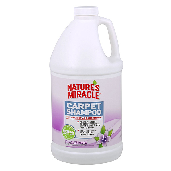 Nature's miracle 2025 carpet shampoo instructions